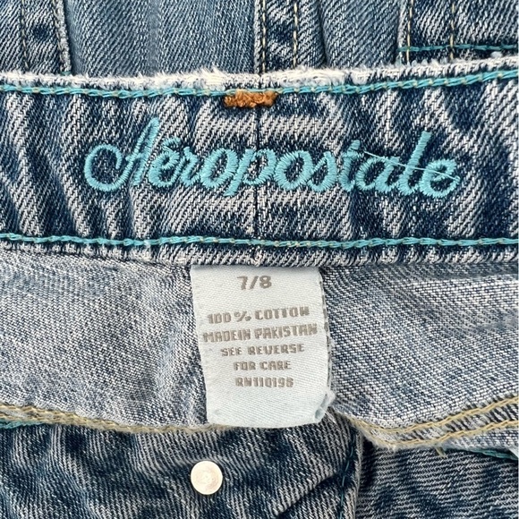 Aeropostale Distressed Crop Jeans Size 7/8 Women's - Picture 2 of 4